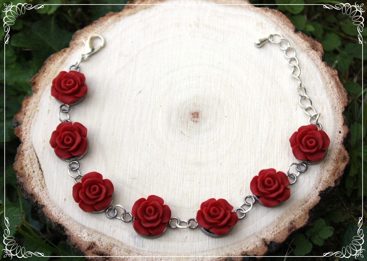 Bracelets "Roses mattes"