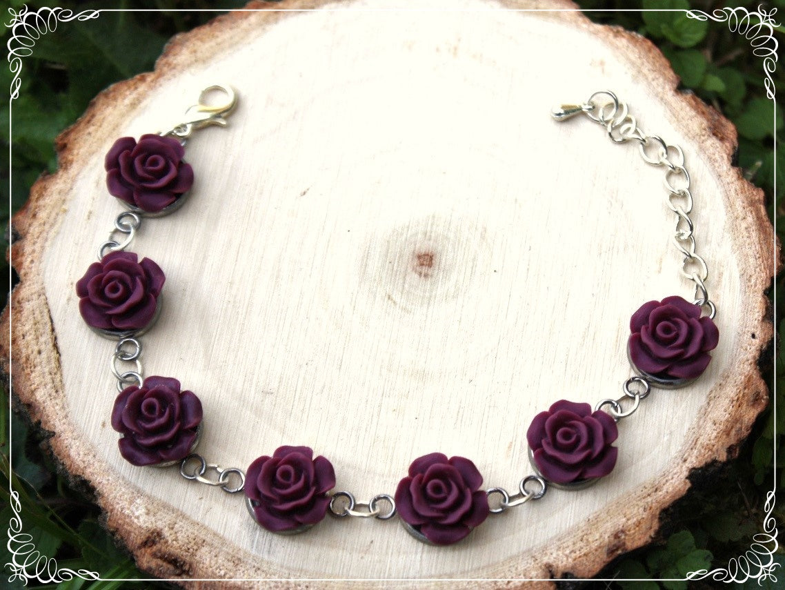 Bracelets "Roses mattes"