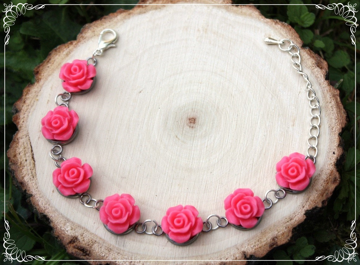 Bracelets "Roses mattes"