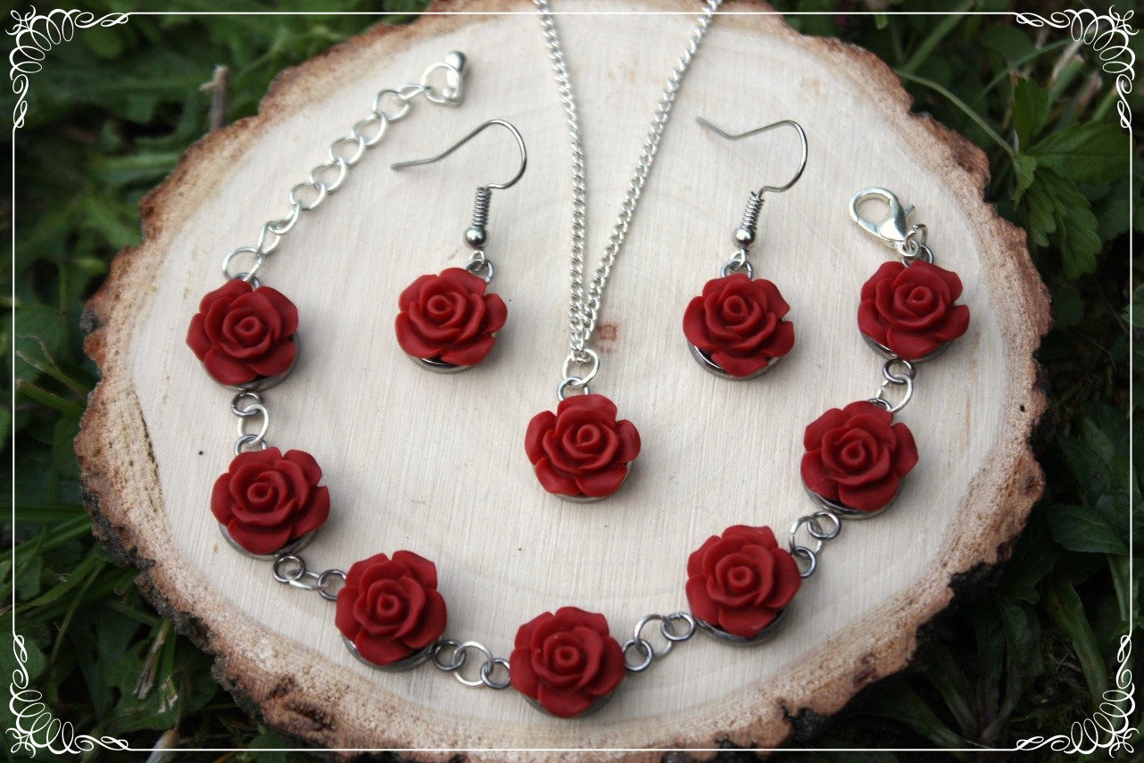 Bracelets "Roses mattes"