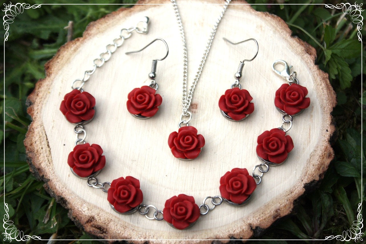 Minis pendentifs "Roses"