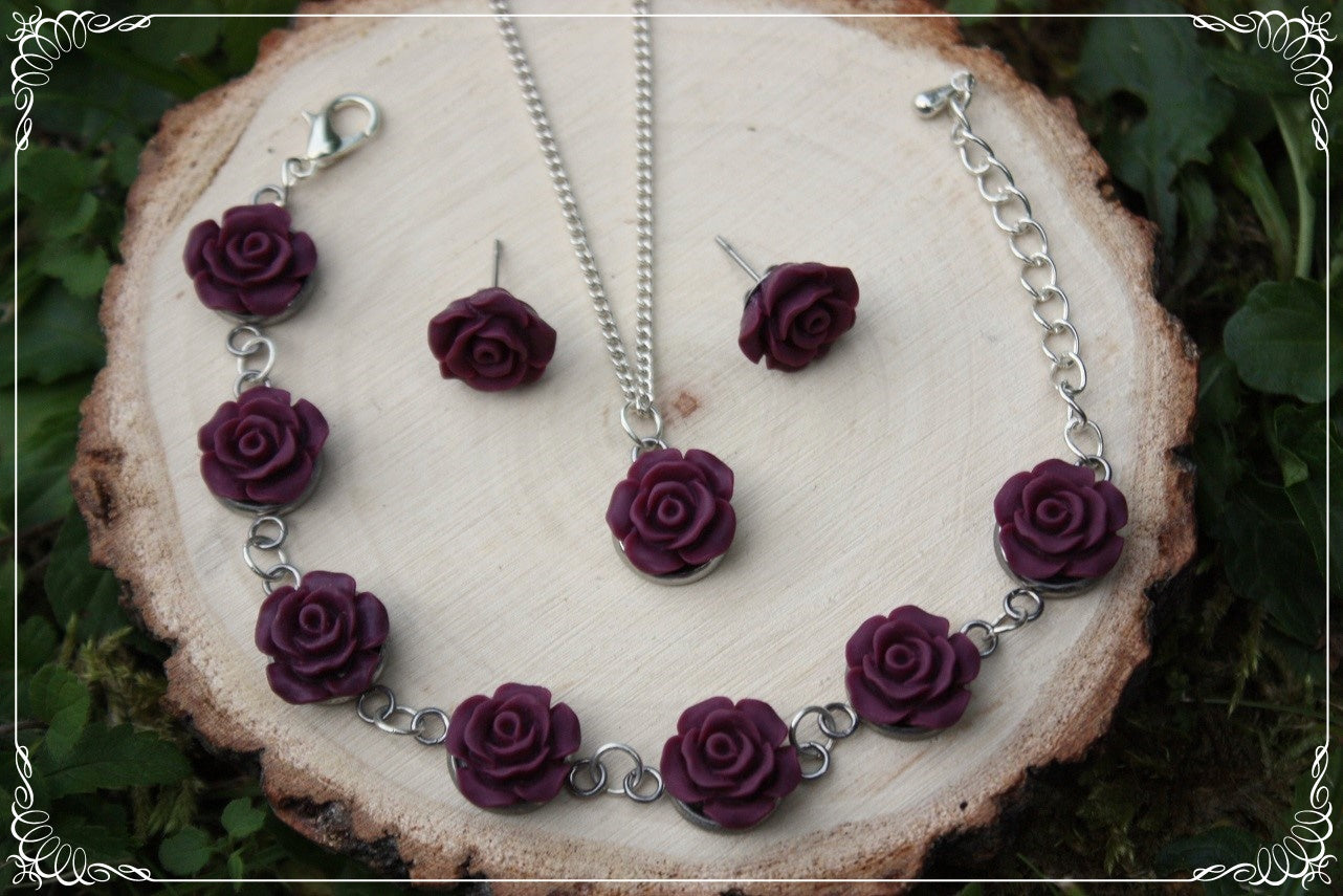 Bracelets "Roses mattes"