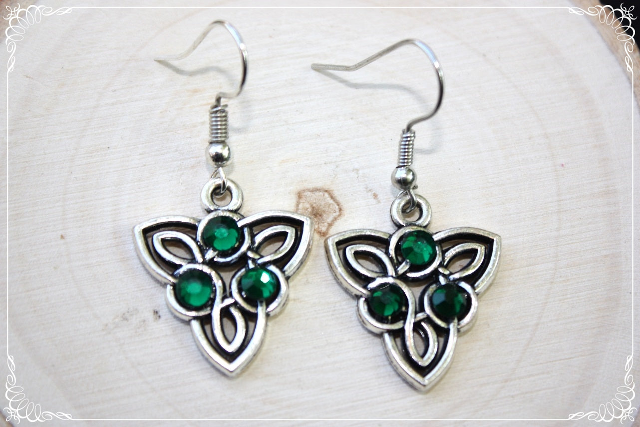 Boucles d'oreilles celtiques "Triangles"