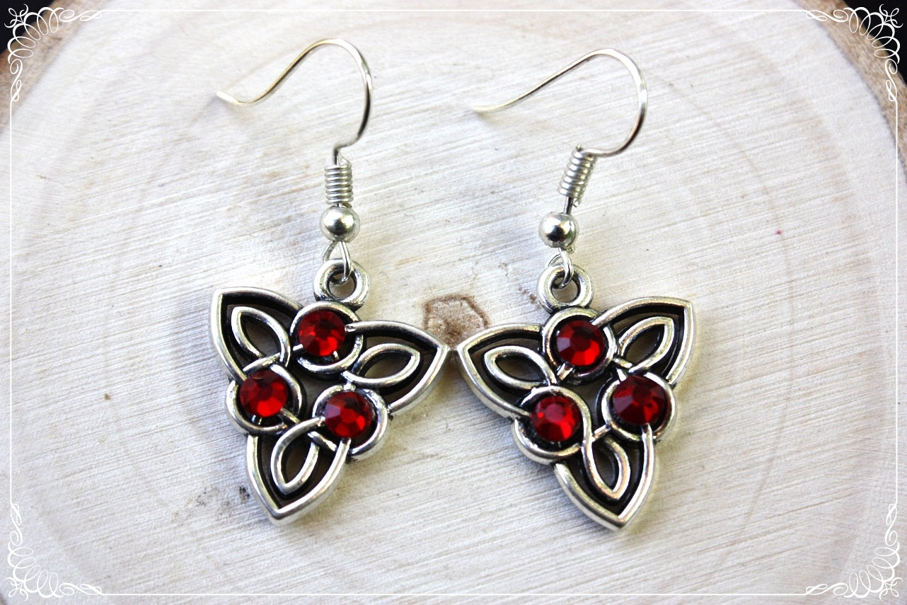 Boucles d'oreilles celtiques "Triangles"