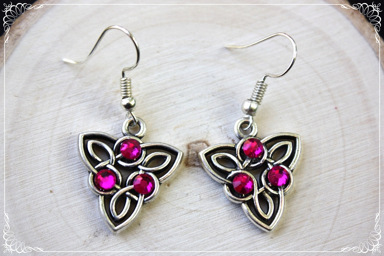 Boucles d'oreilles celtiques "Triangles"