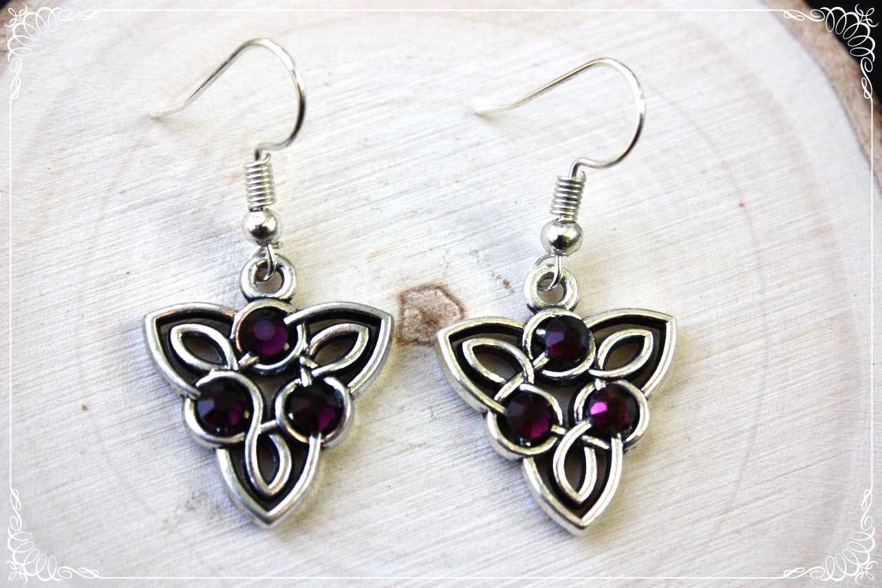 Boucles d'oreilles celtiques "Triangles"