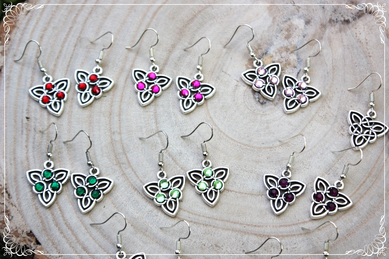 Boucles d'oreilles celtiques "Triangles"