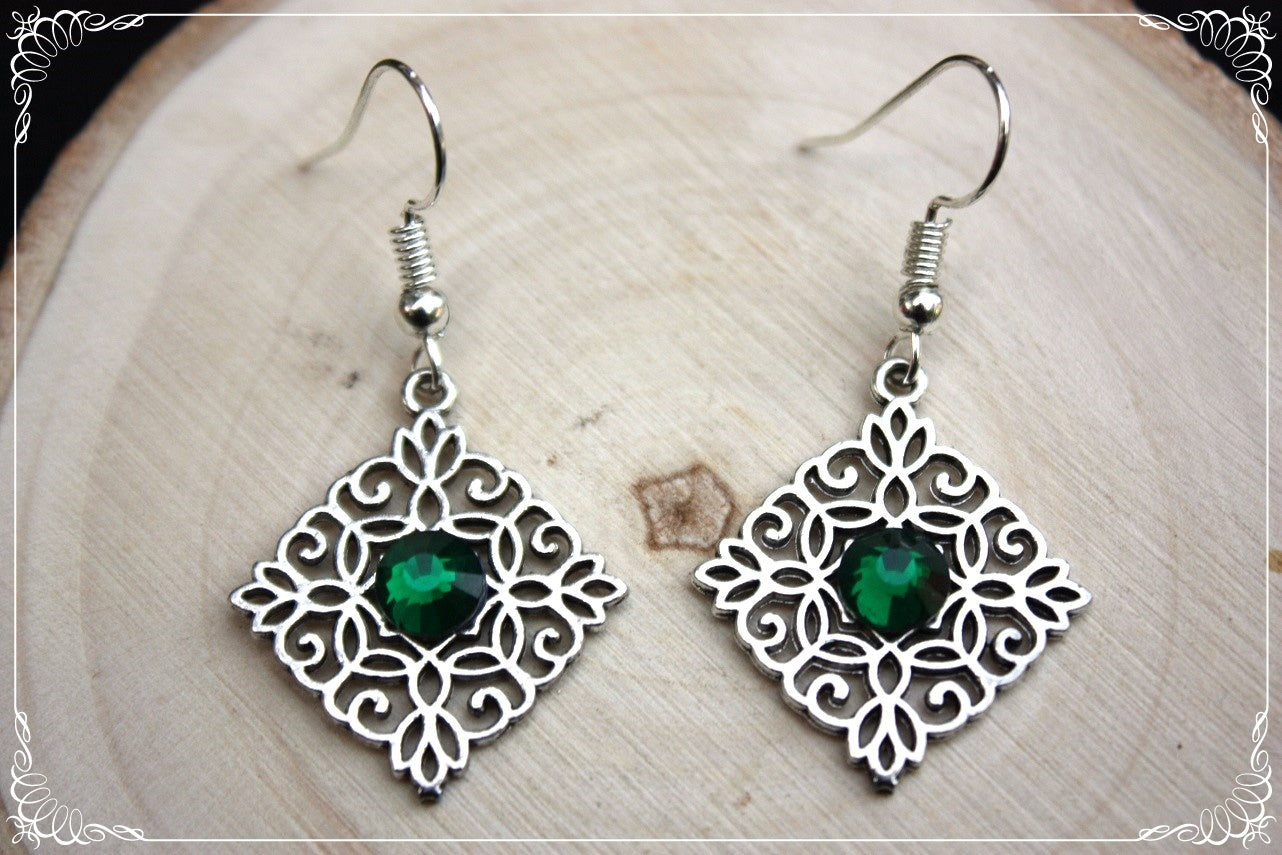 Boucles d'oreilles "Losanges"