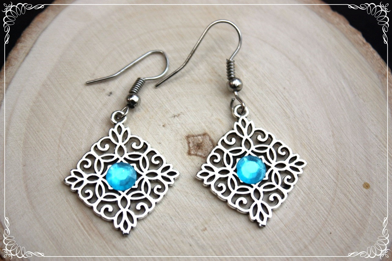 Boucles d'oreilles "Losanges"