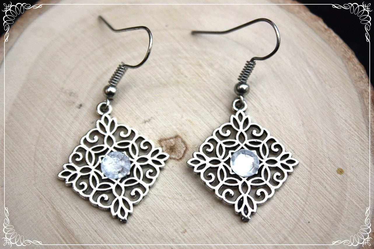 Boucles d'oreilles "Losanges"