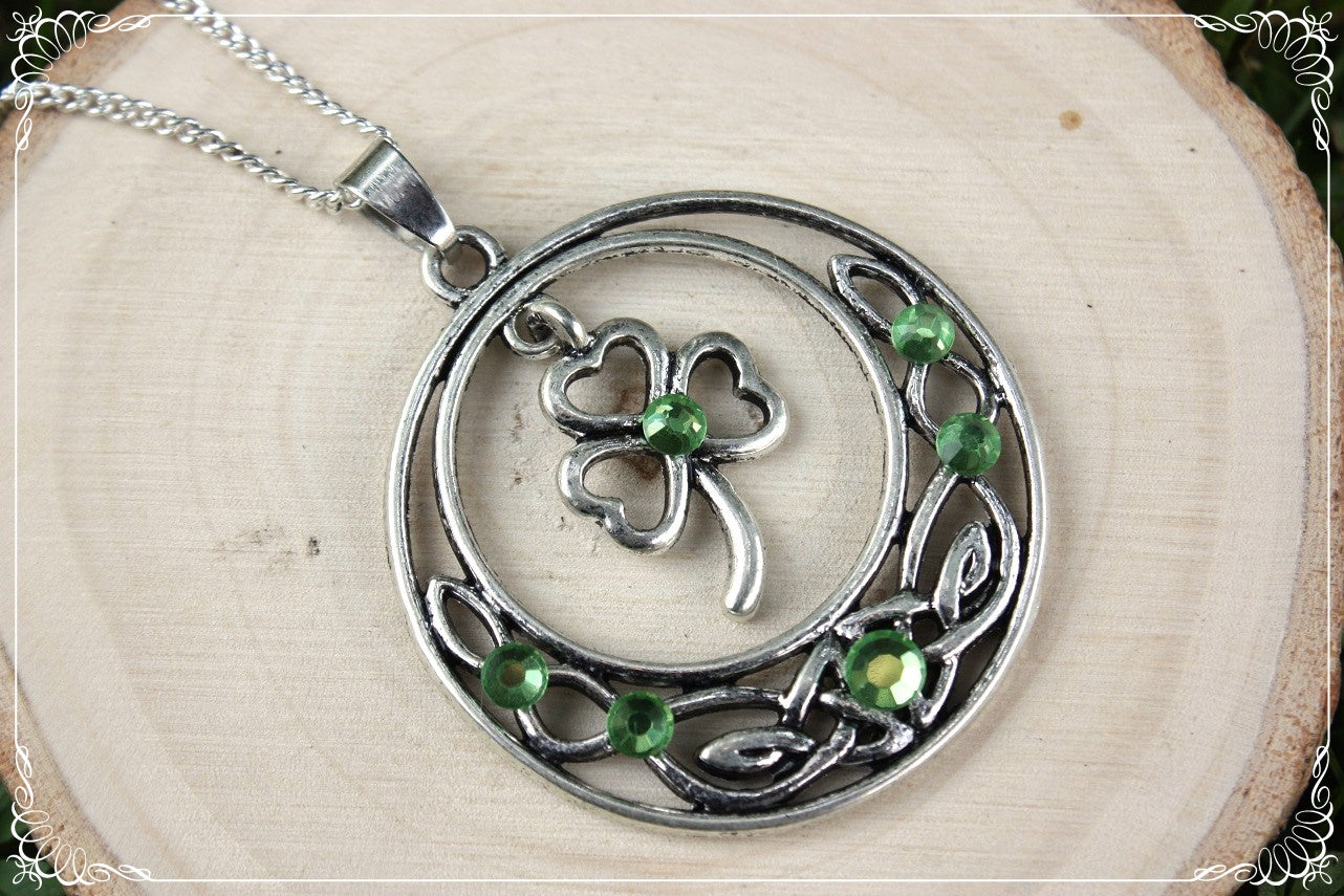 Pendentifs celtiques "Trèfles cerclés"