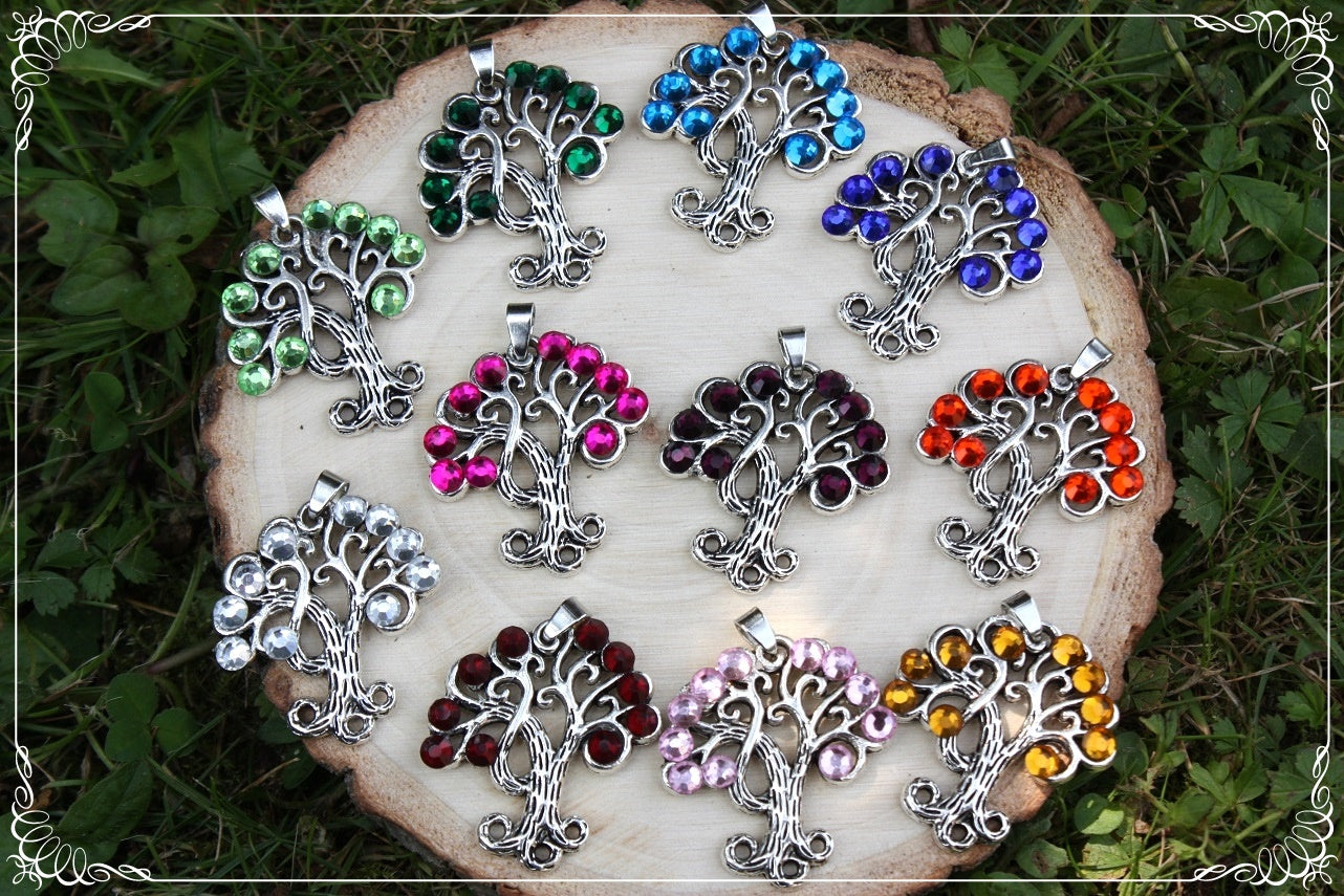 Petits pendentifs "Arbres méandres"