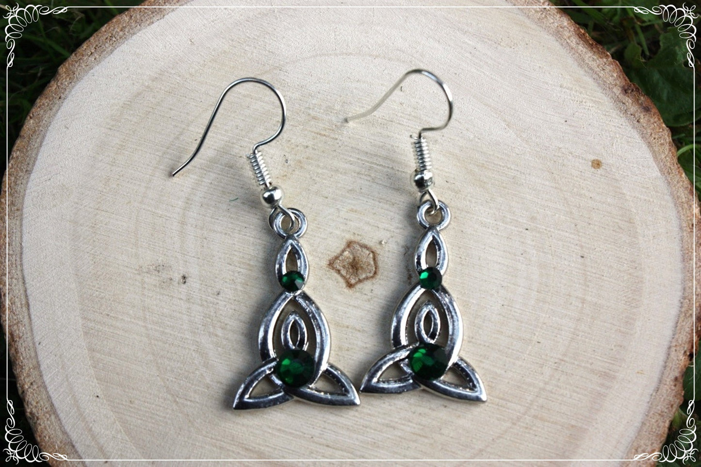Boucles d'oreilles celtiques "Tresses"