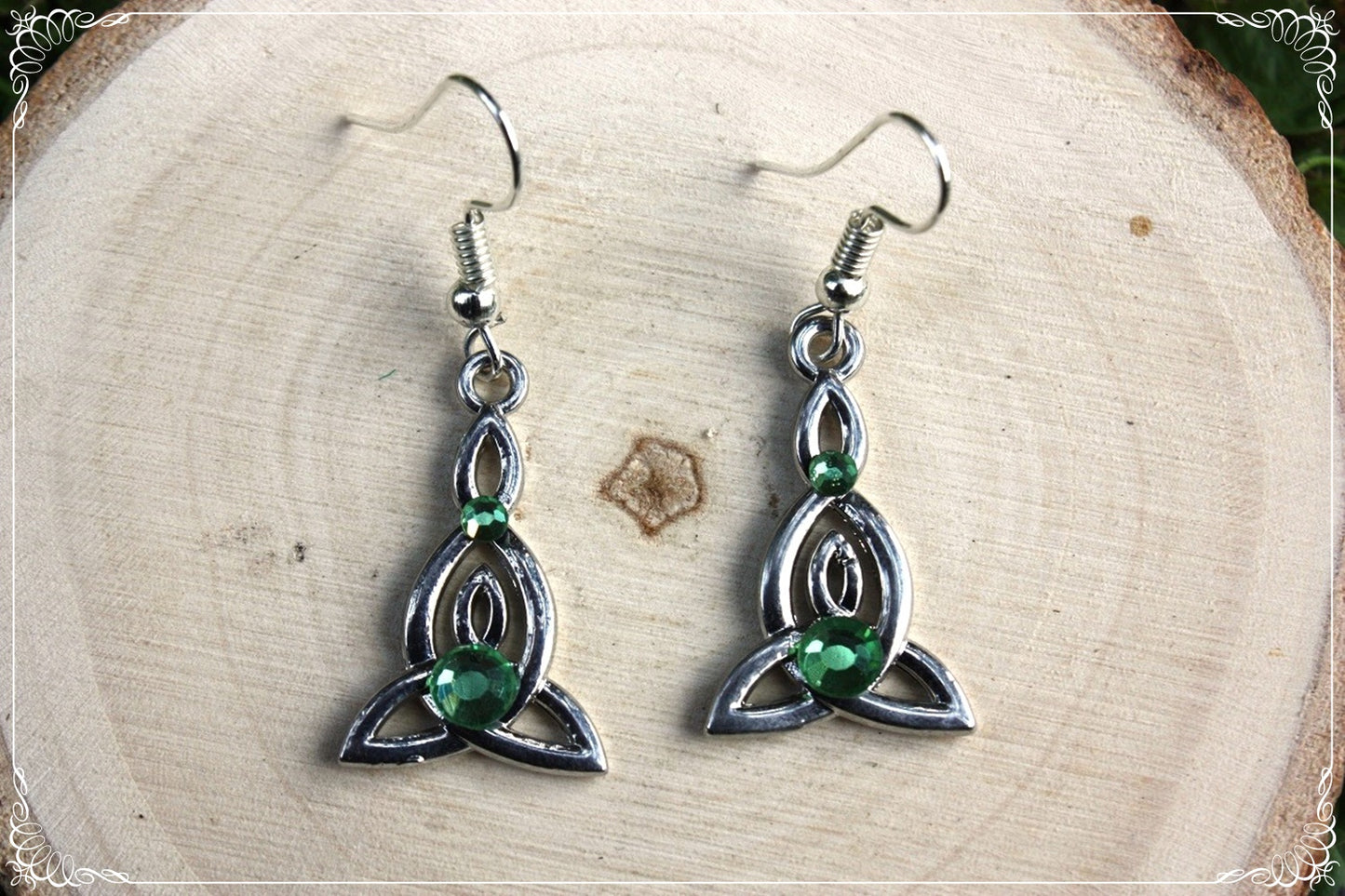 Boucles d'oreilles celtiques "Tresses"