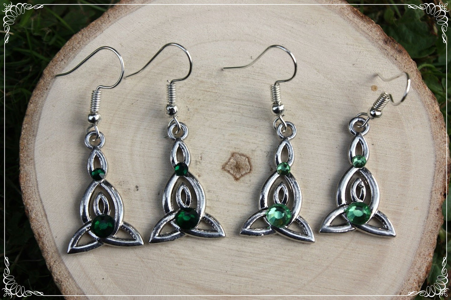 Boucles d'oreilles celtiques "Tresses"