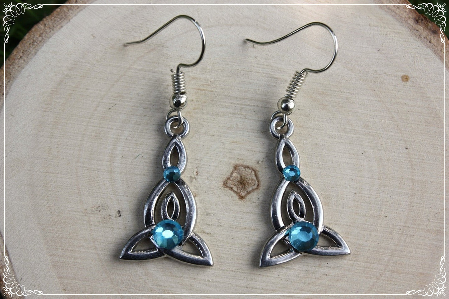 Boucles d'oreilles celtiques "Tresses"