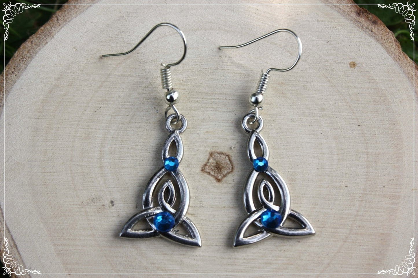 Boucles d'oreilles celtiques "Tresses"