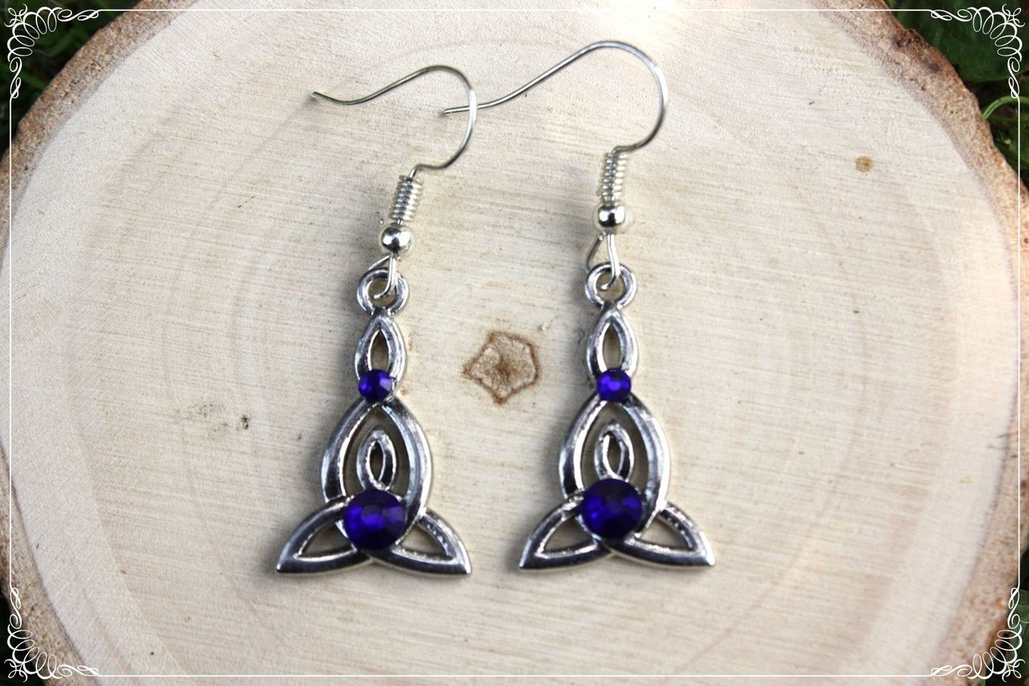 Boucles d'oreilles celtiques "Tresses"