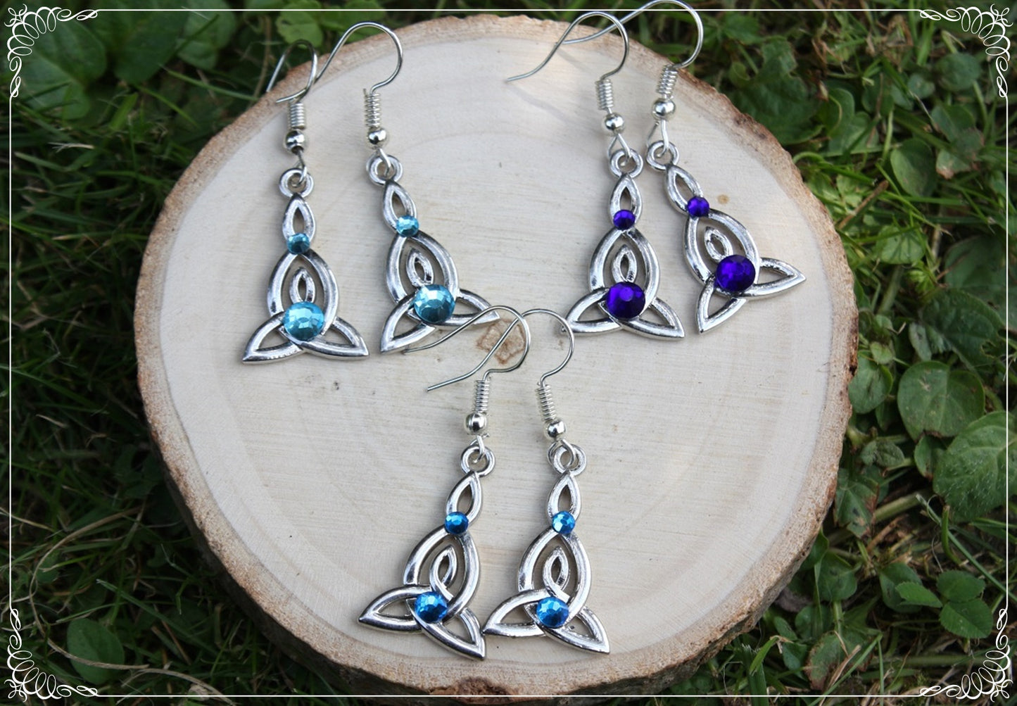 Boucles d'oreilles celtiques "Tresses"