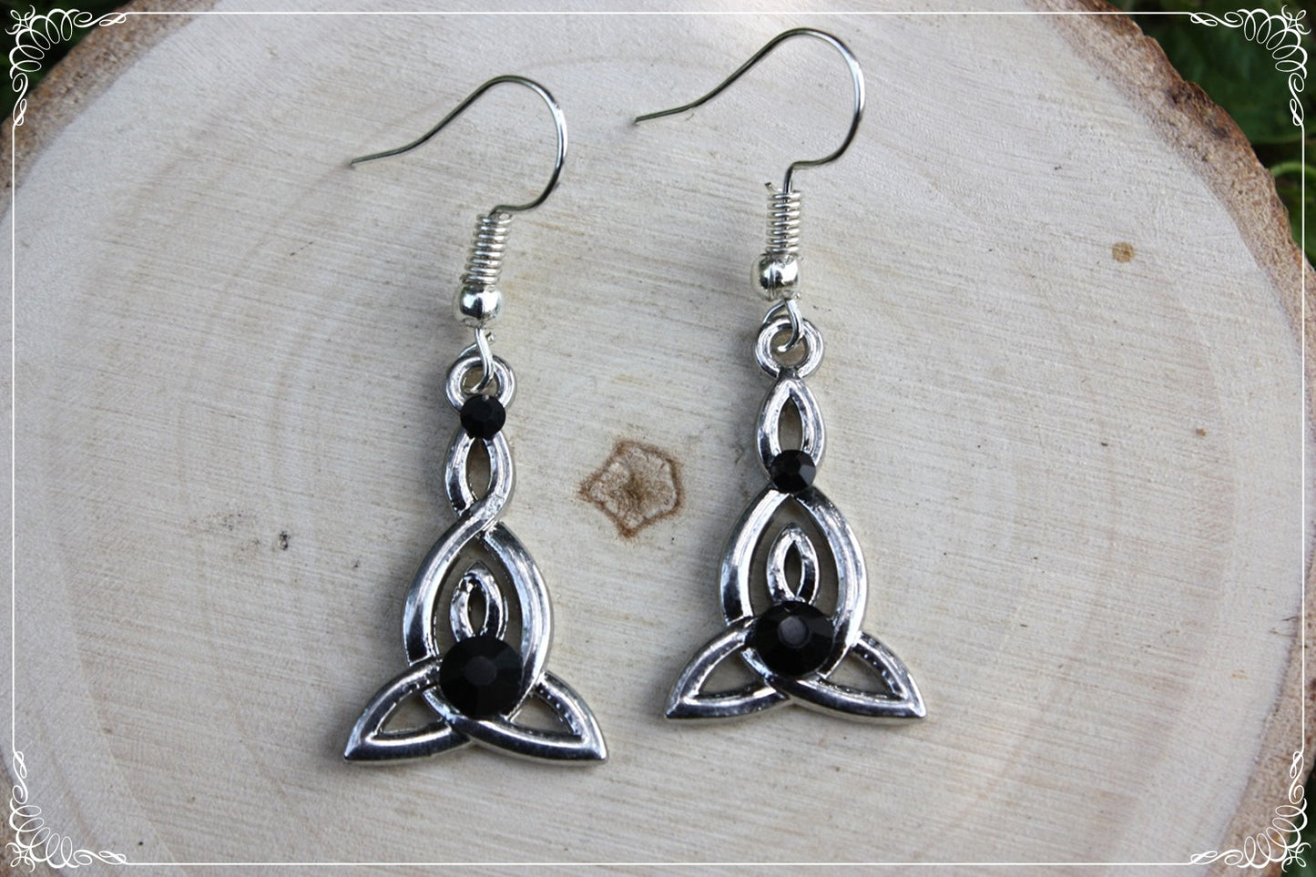 Boucles d'oreilles celtiques "Tresses"