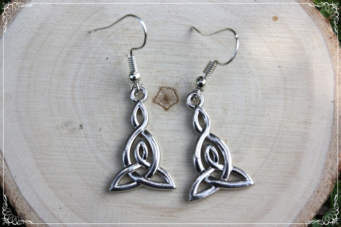 Boucles d'oreilles celtiques "Tresses"