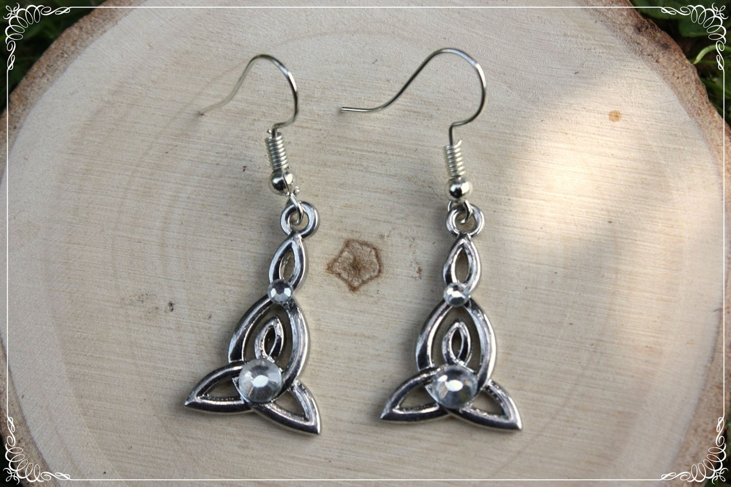 Boucles d'oreilles celtiques "Tresses"