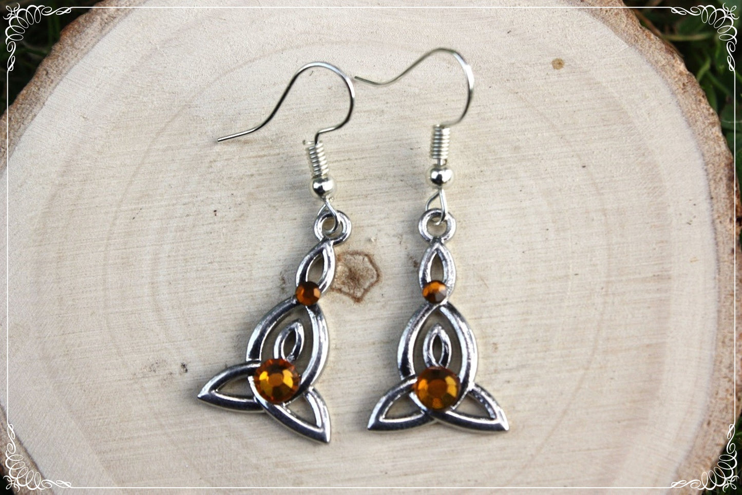 Boucles d'oreilles celtiques "Tresses"