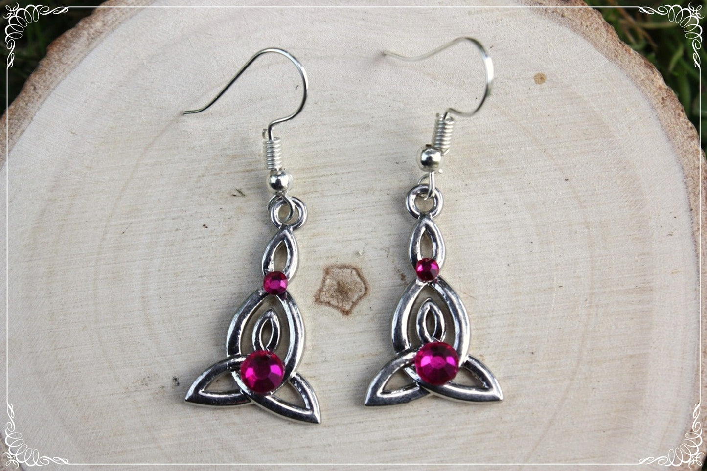 Boucles d'oreilles celtiques "Tresses"