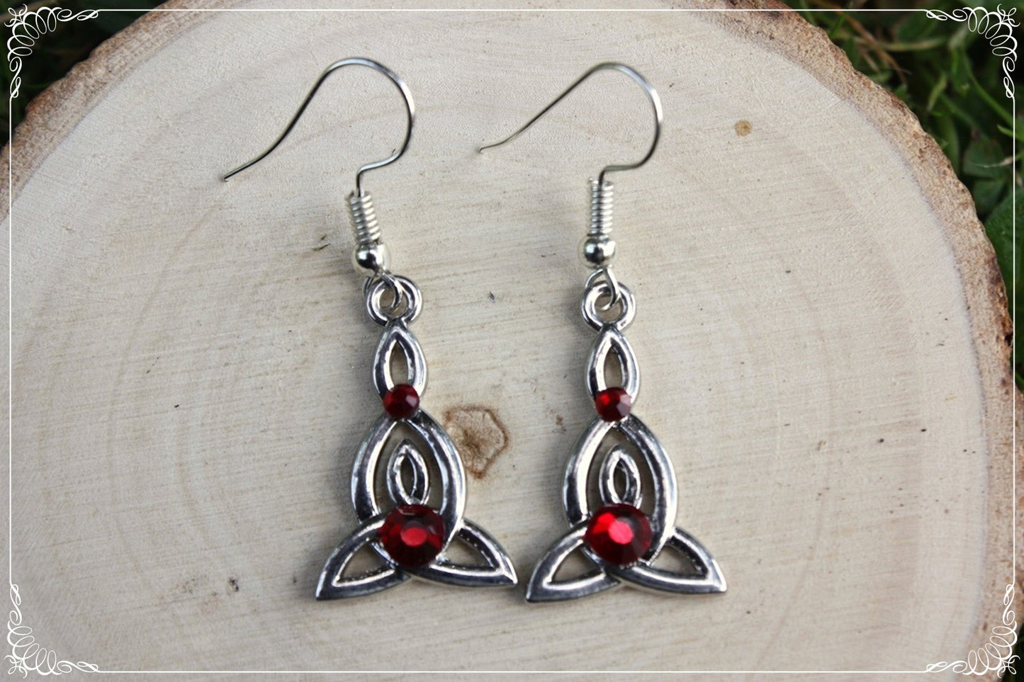 Boucles d'oreilles celtiques "Tresses"