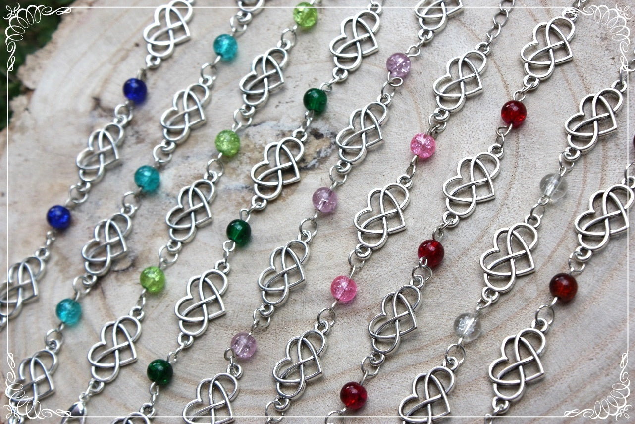 Bracelets "Coeurs celtiques et perles"