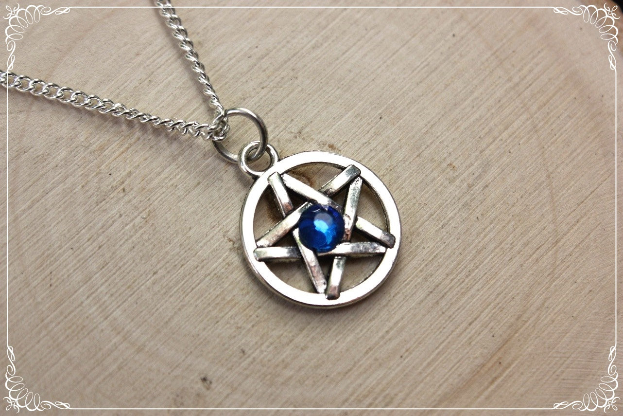 Pendentifs "Pentacles argentés"