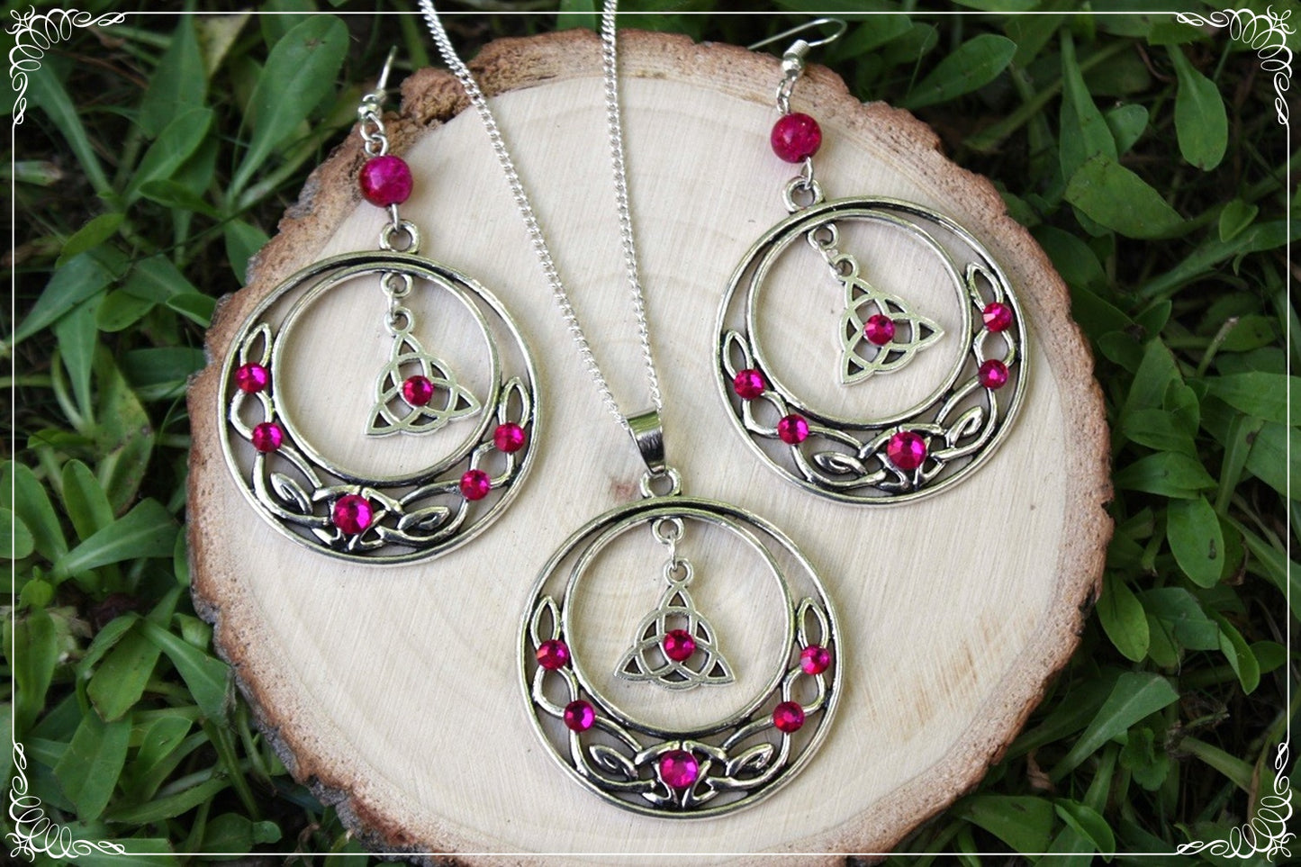 Boucles d'oreilles celtiques "Grands cercles"