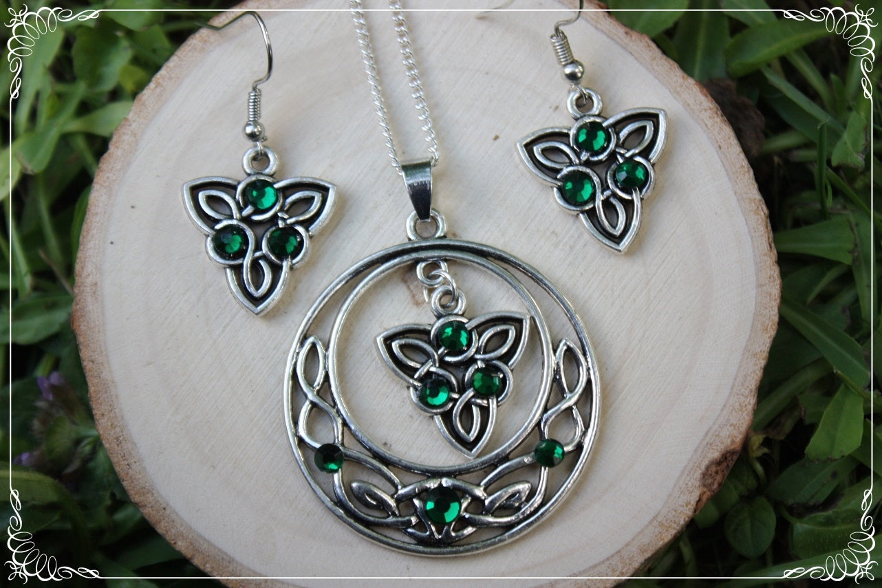Boucles d'oreilles celtiques "Triangles"