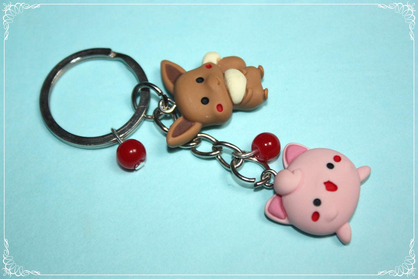 Porte-clés style "Pokémon"