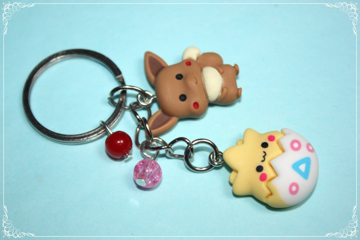 Porte-clés style "Pokémon"