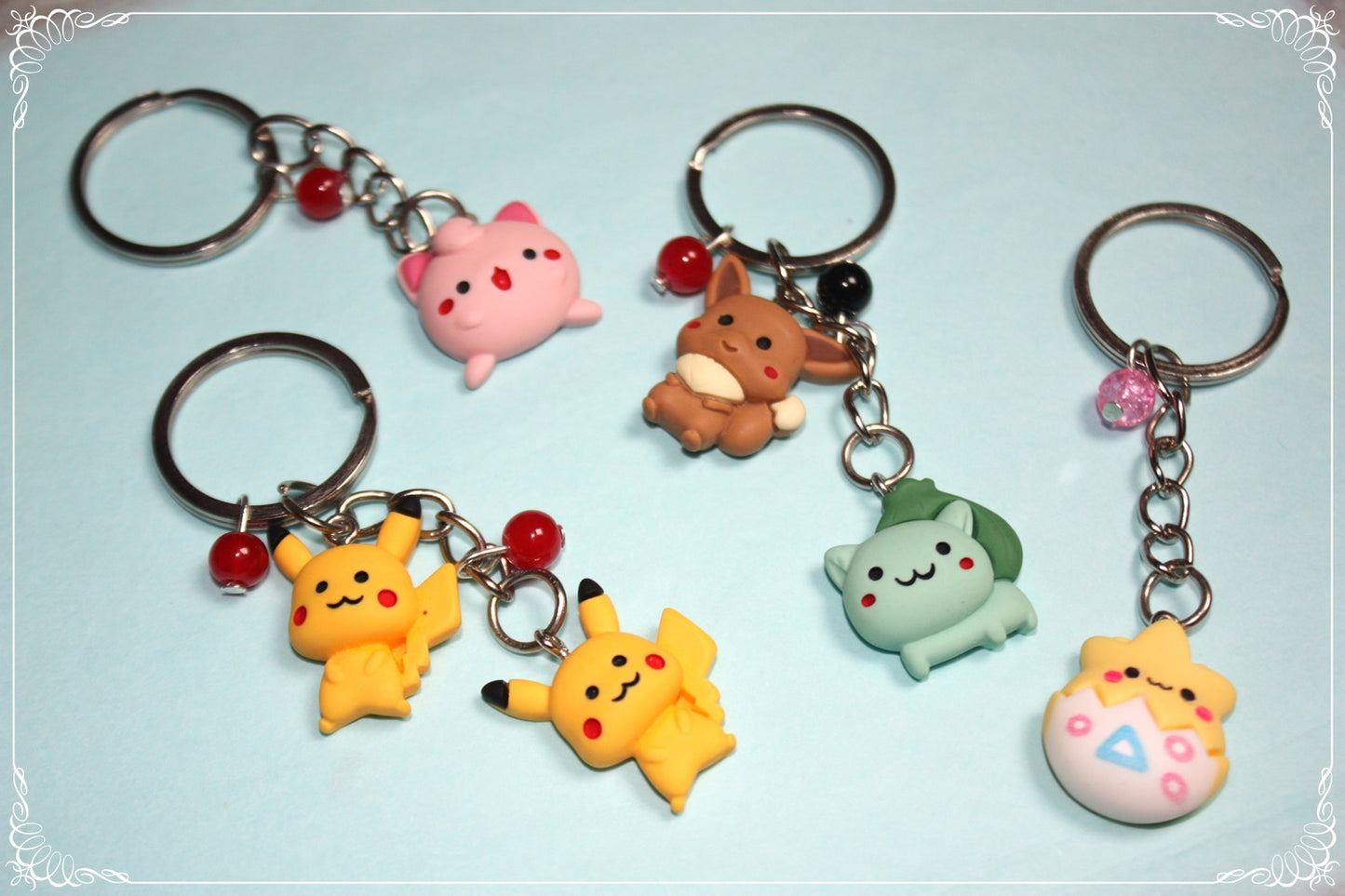 Porte-clés style "Pokémon"