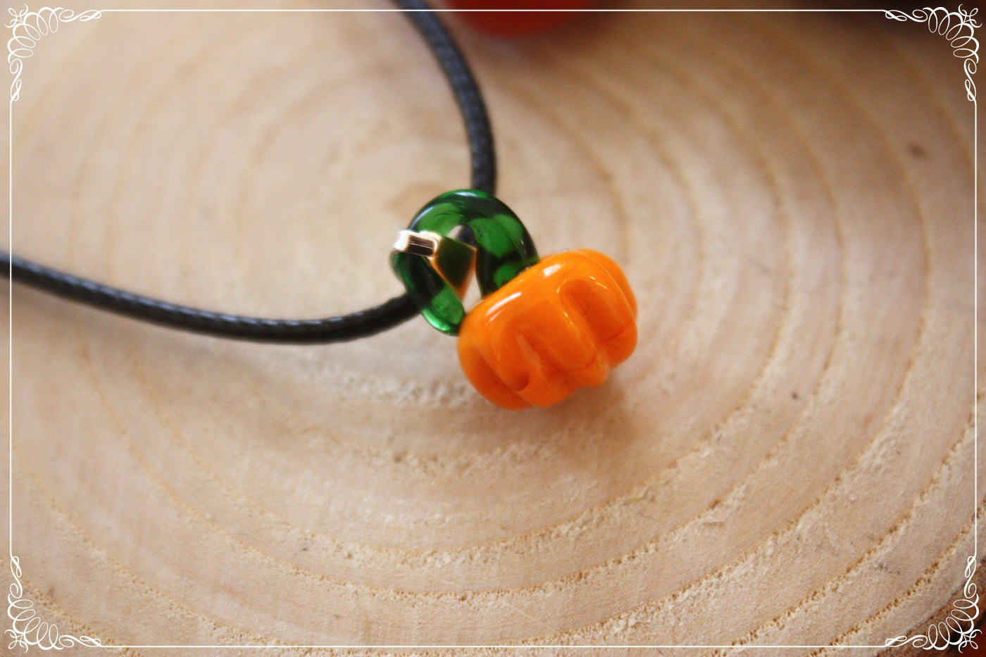 Pendentifs Automne Halloween citrouilles champignons