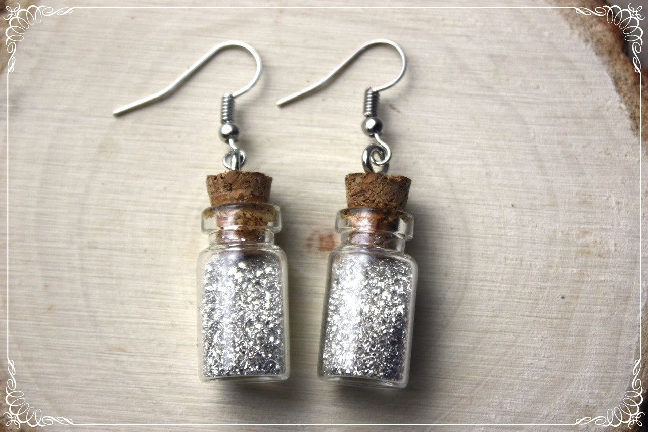 Boucles d'oreilles "Fioles"