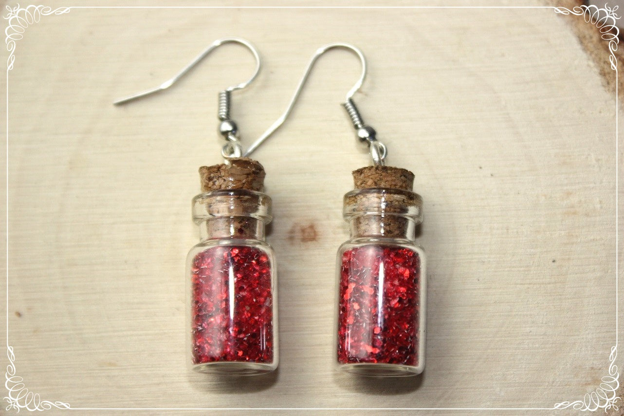 Boucles d'oreilles "Fioles"