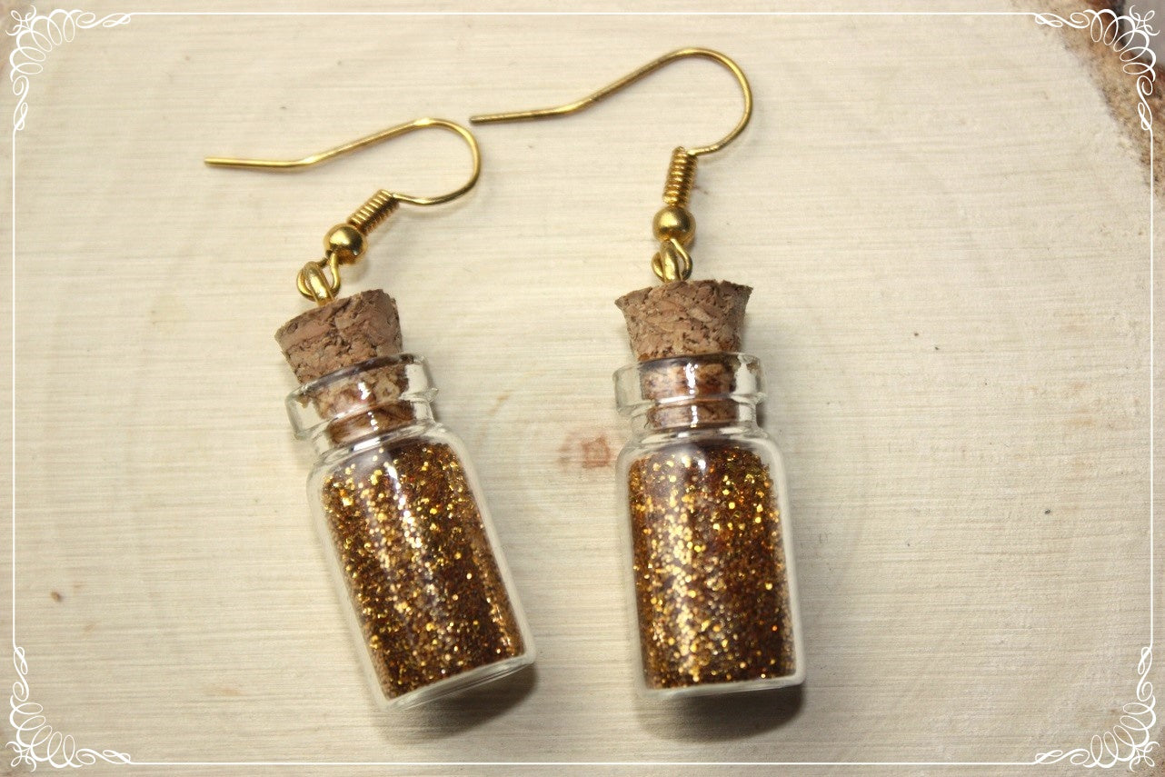 Boucles d'oreilles "Fioles"
