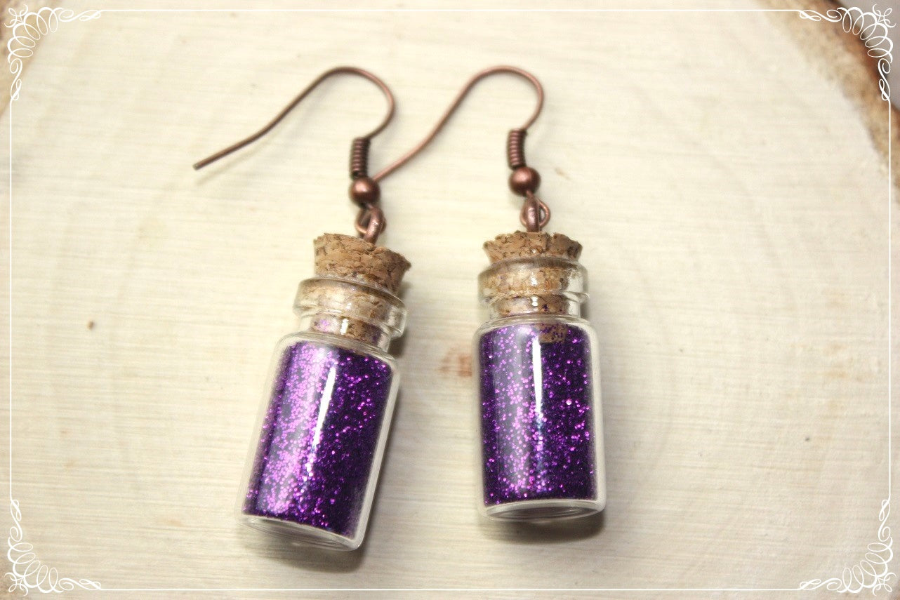 Boucles d'oreilles "Fioles"