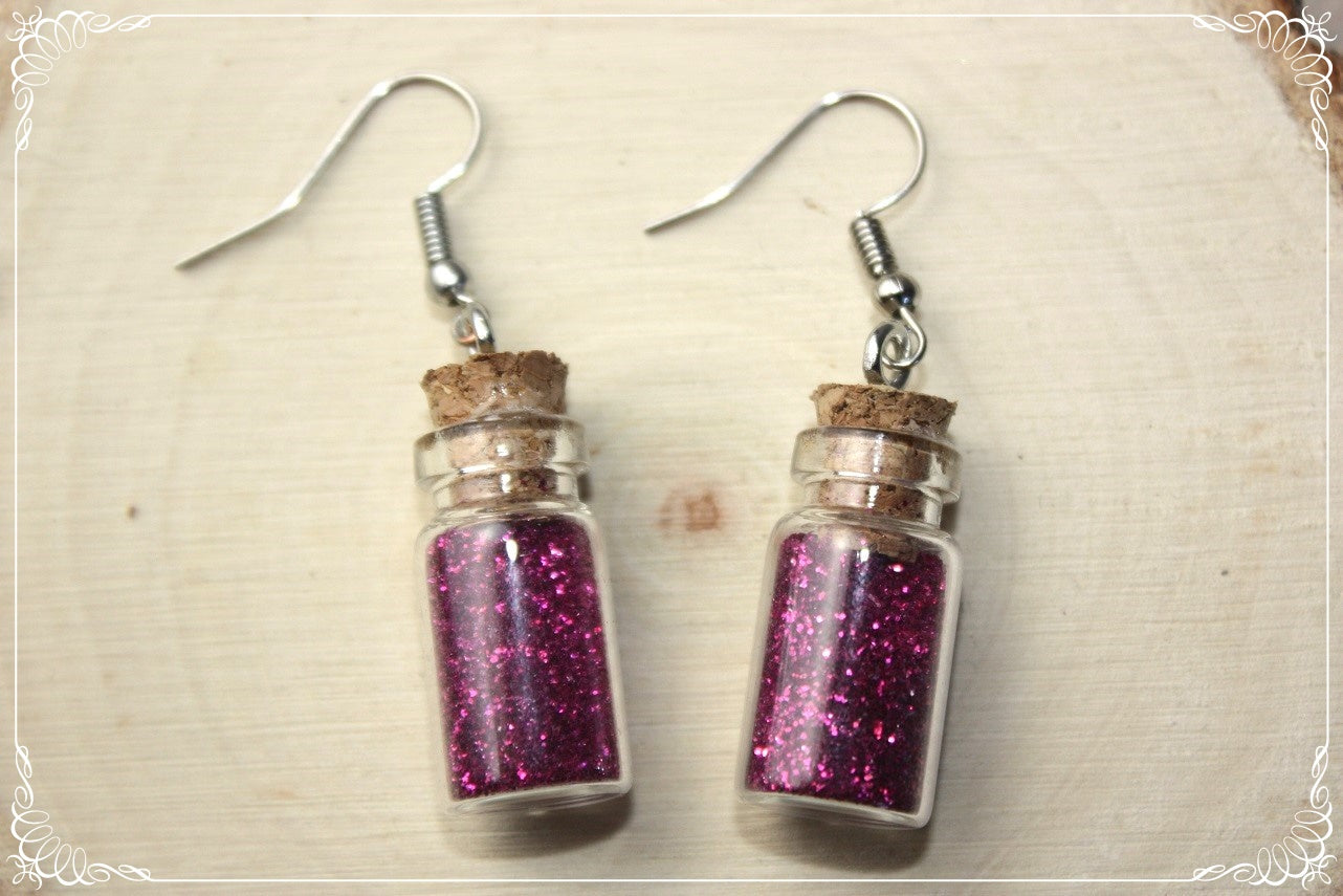 Boucles d'oreilles "Fioles"