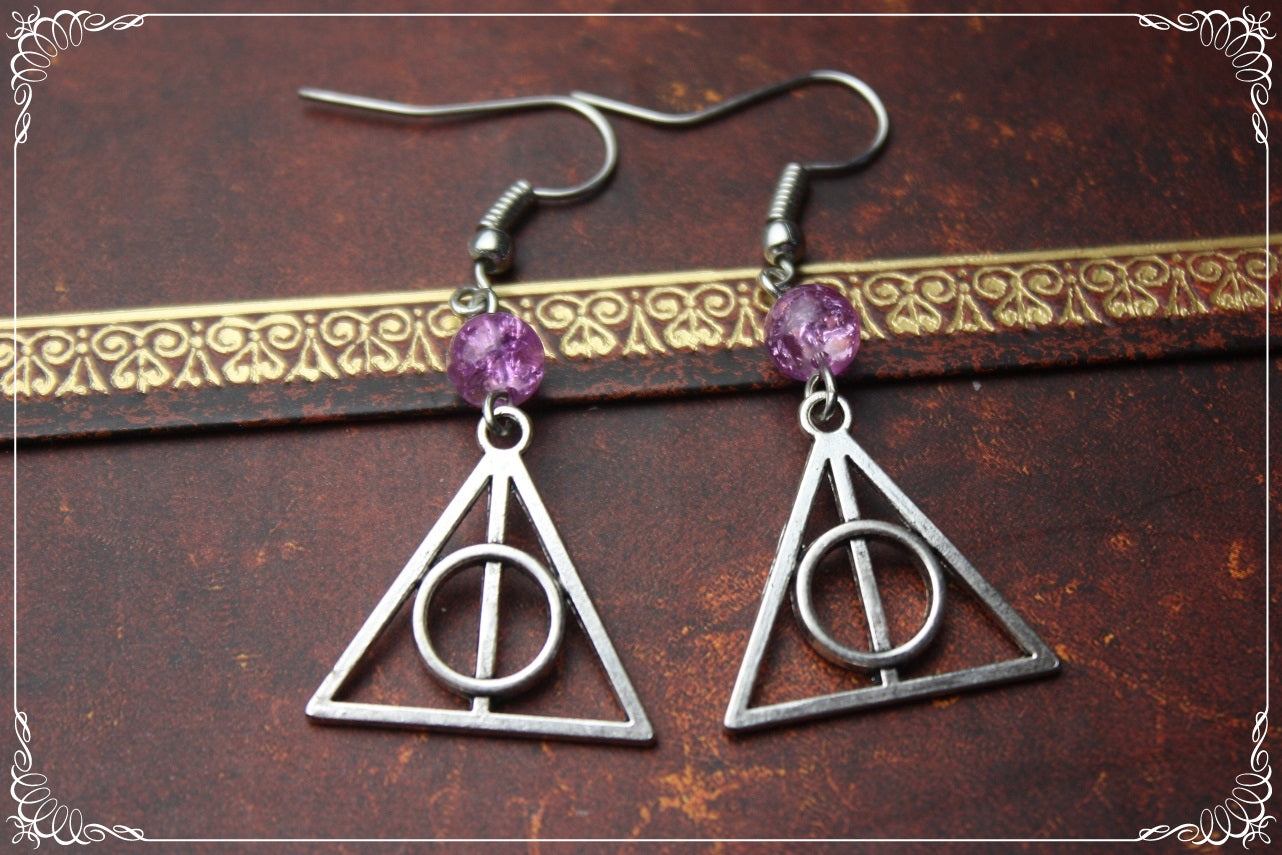 Boucles d'oreilles "Harry Potter - Reliques de la mort"