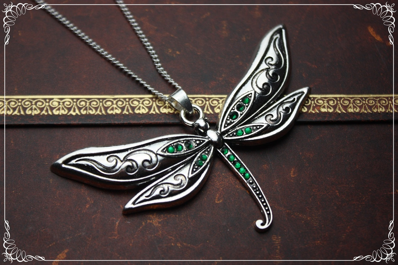 Pendentifs "Libellules argentées"