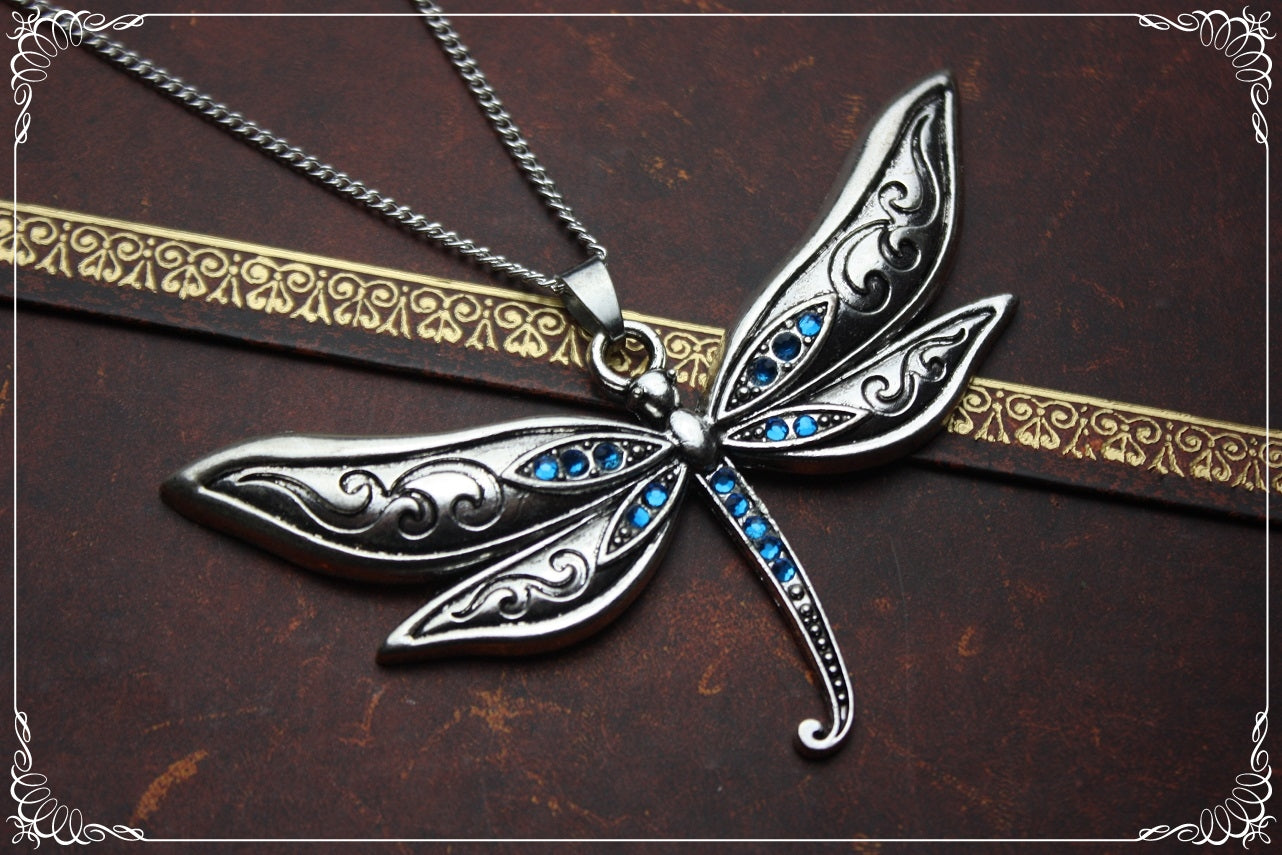 Pendentifs "Libellules argentées"