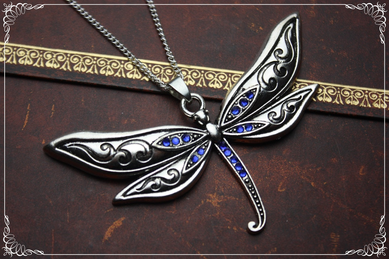 Pendentifs "Libellules argentées"