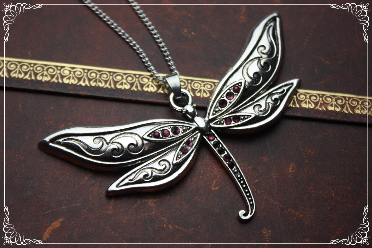 Pendentifs "Libellules argentées"