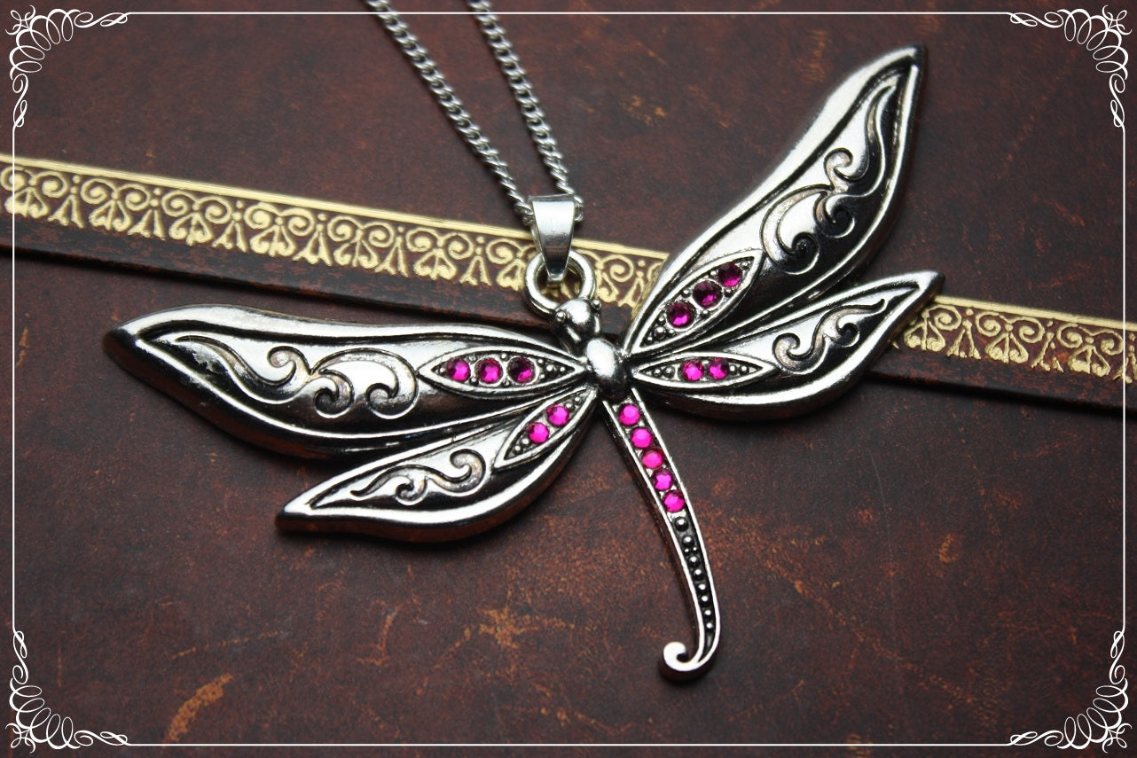 Pendentifs "Libellules argentées"
