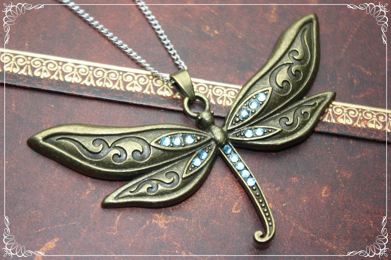 Pendentifs "Libellules bronzes"
