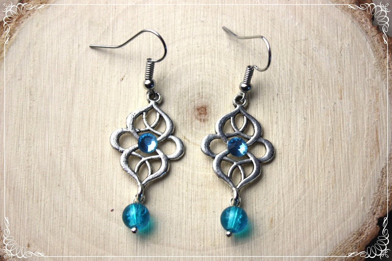 Boucles d'oreilles "Art nouveau"